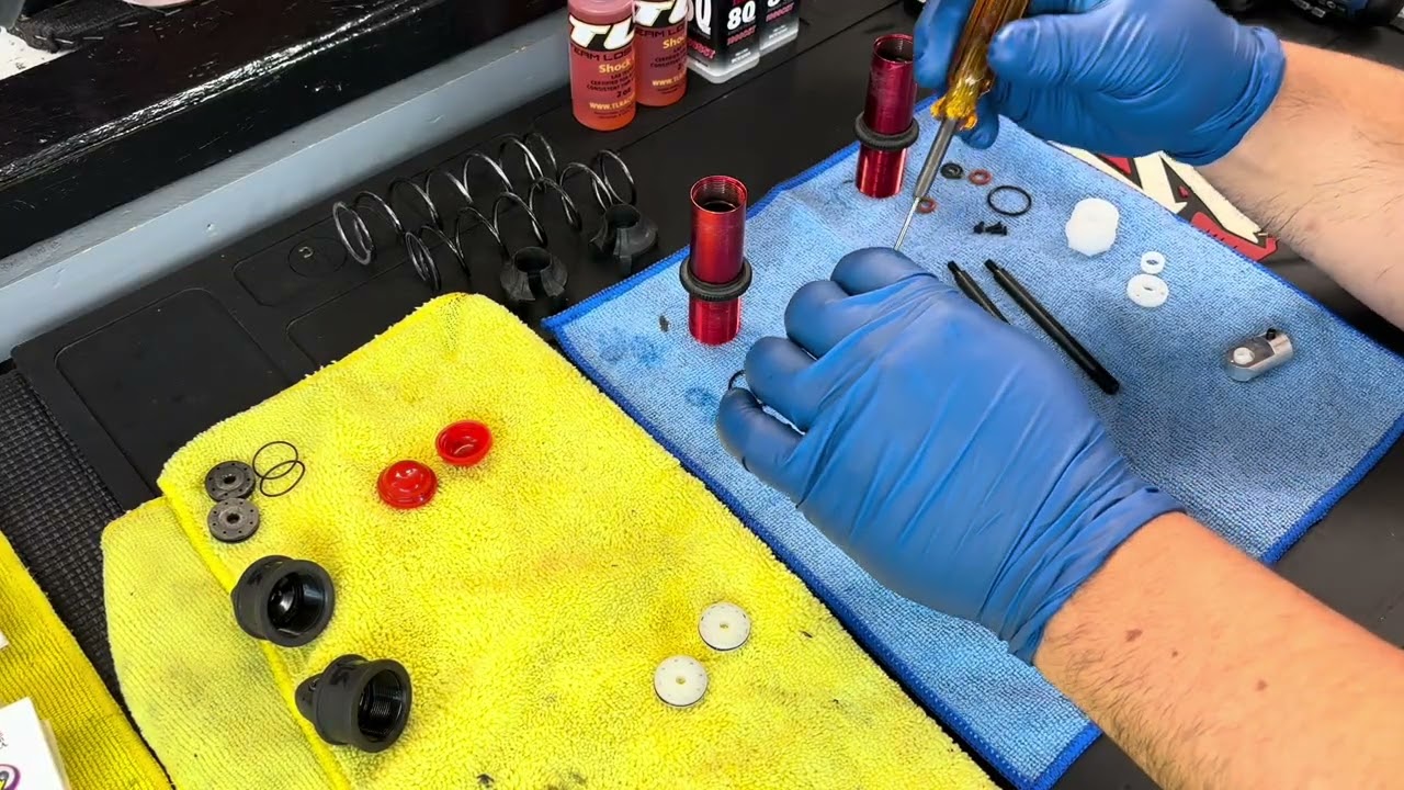 M2C shock and piston kit installation 