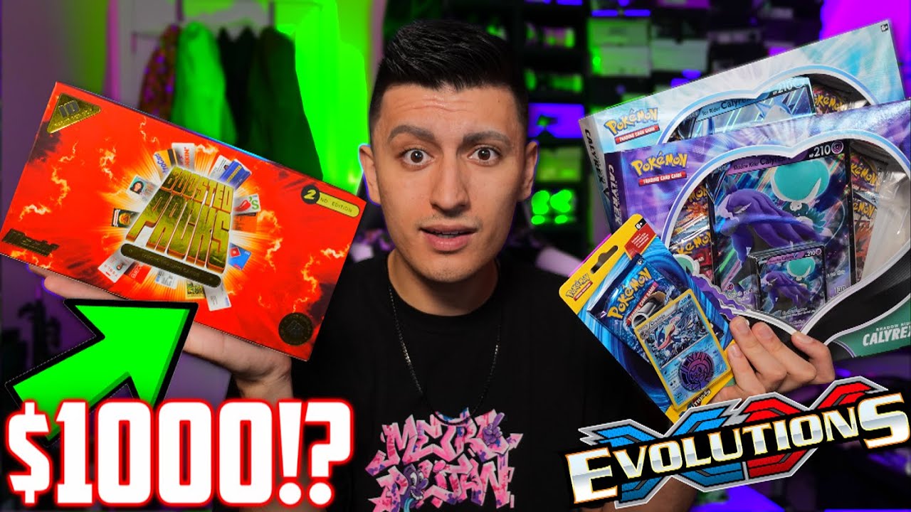 You&rsquo;ve NEVER seen trading cards like these before! MSCHF Boosted Packs V2 Opening! + XY EVOLUTIONS!