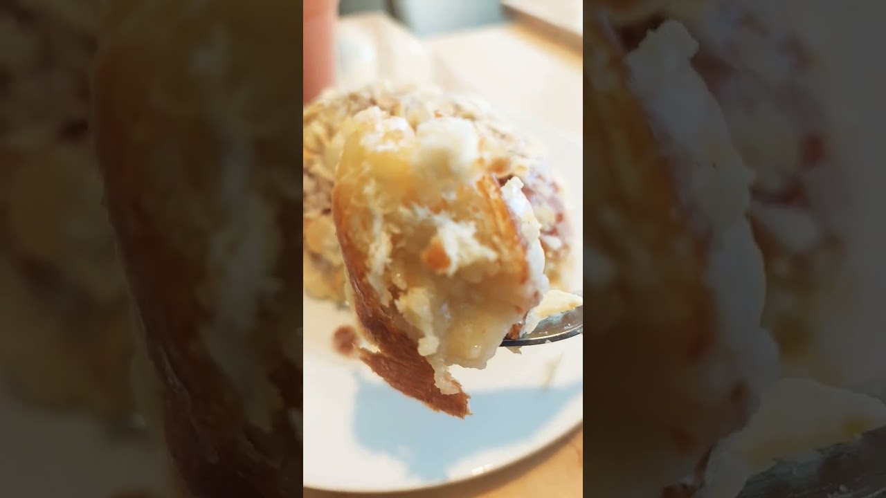 Mandel Rolle & LatteMachioto #shortvideo #schorts #food