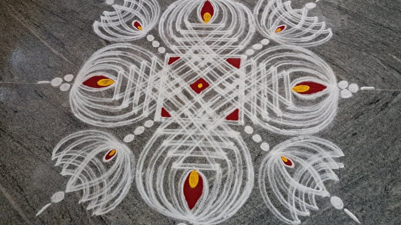 💐🌟Beautiful Friday Padi Kolam 🌟💐 | Padi Kolam | Always Rangoli
