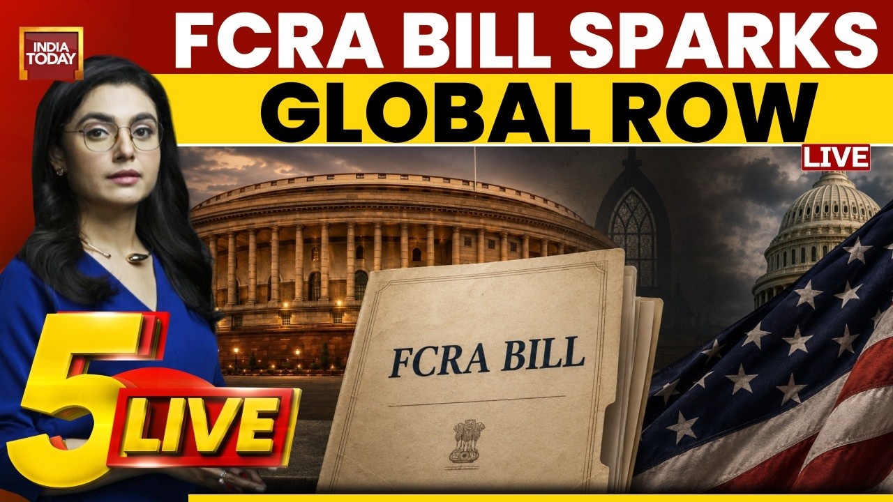 LIVE: FCRA Bill 2026 Sparks Controversy | US Lawmaker Calls It 'Attack On Christians' | India-US