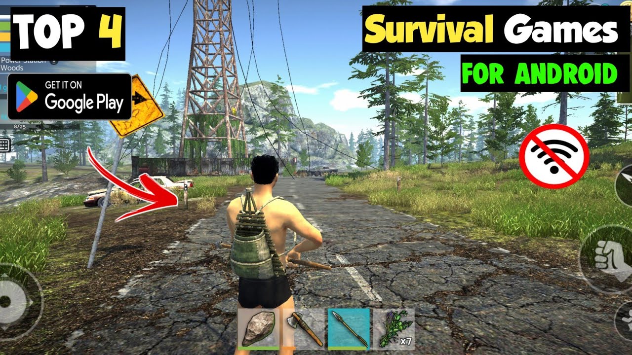 Top 4 Offline Survival Games For Android Under 200MB || Survival And Adventure Games