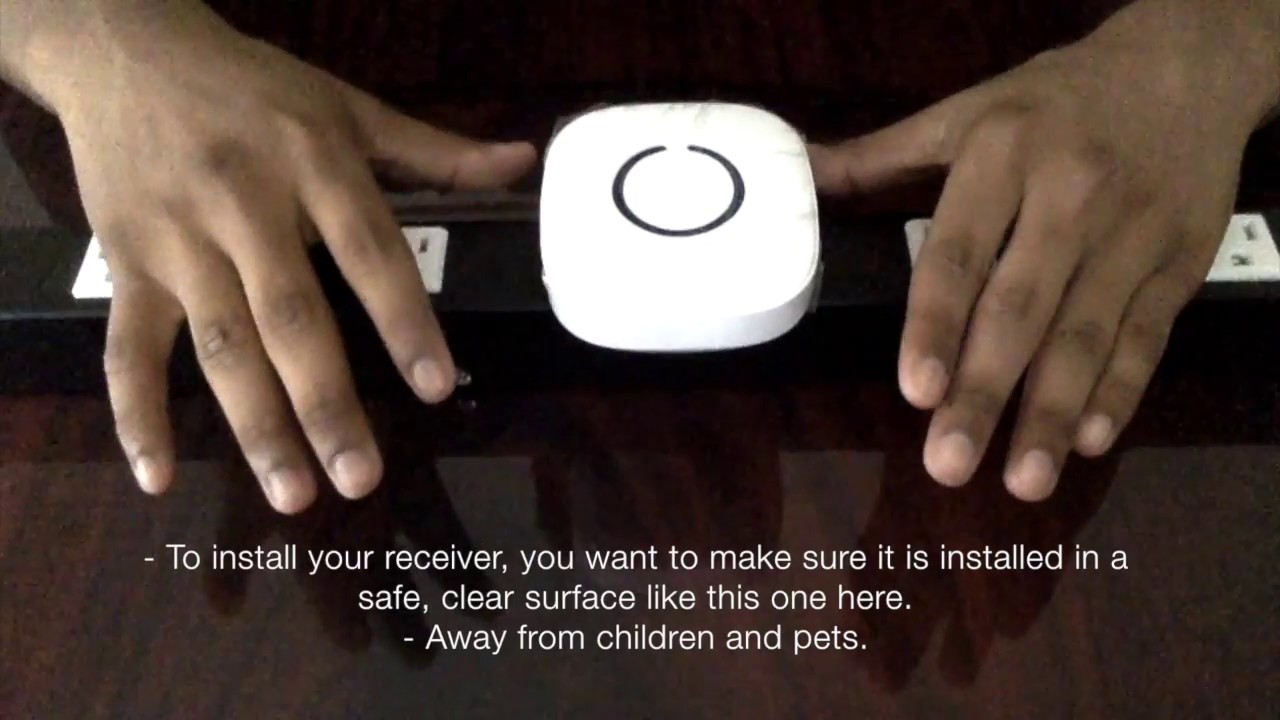 SadoTech Doorbell Model C Plugin Receiver - Setup Installation
