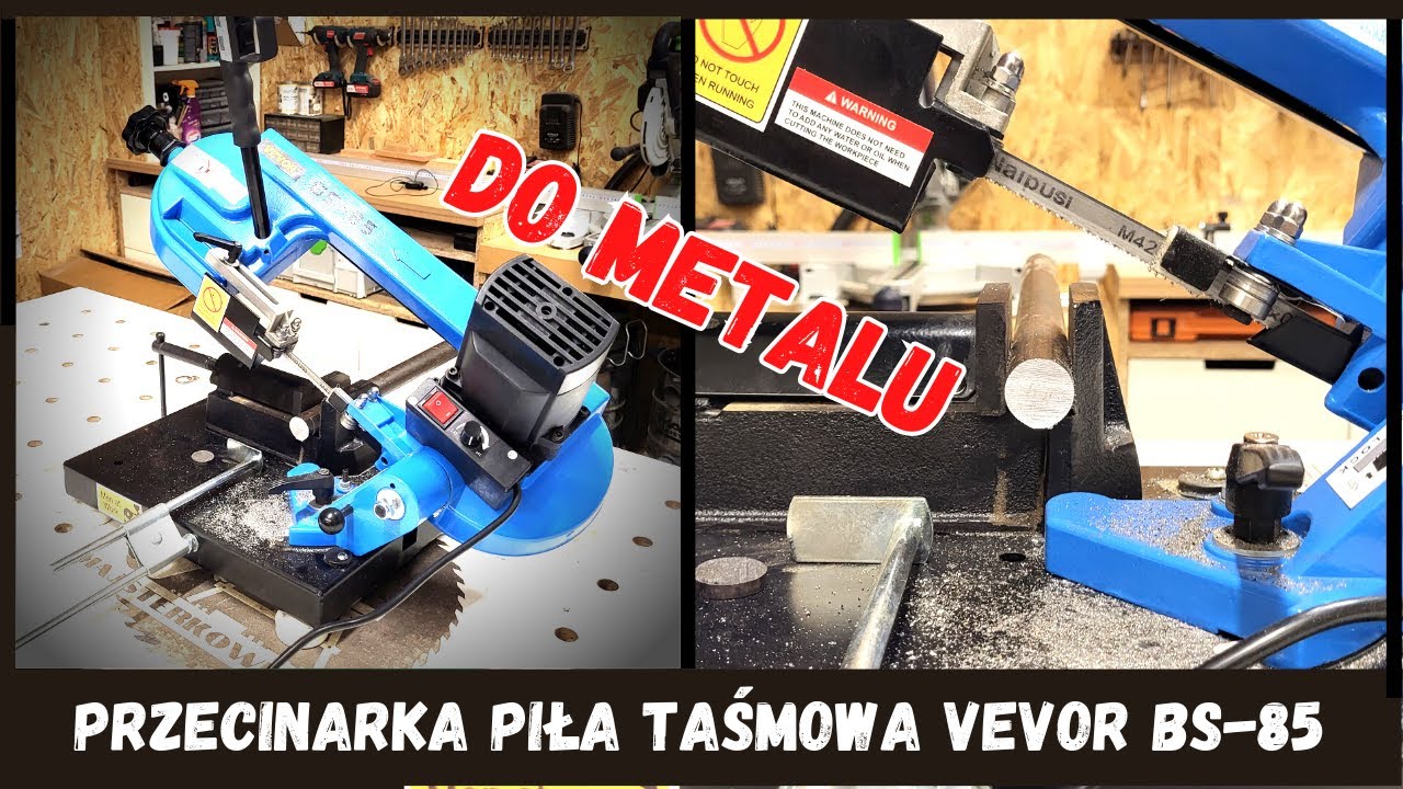 Idealna przecinarka taśmowa do mojego warsztatu 🤔 VEVOR BS-85 Prezentacja i pierwsze wrażenia.