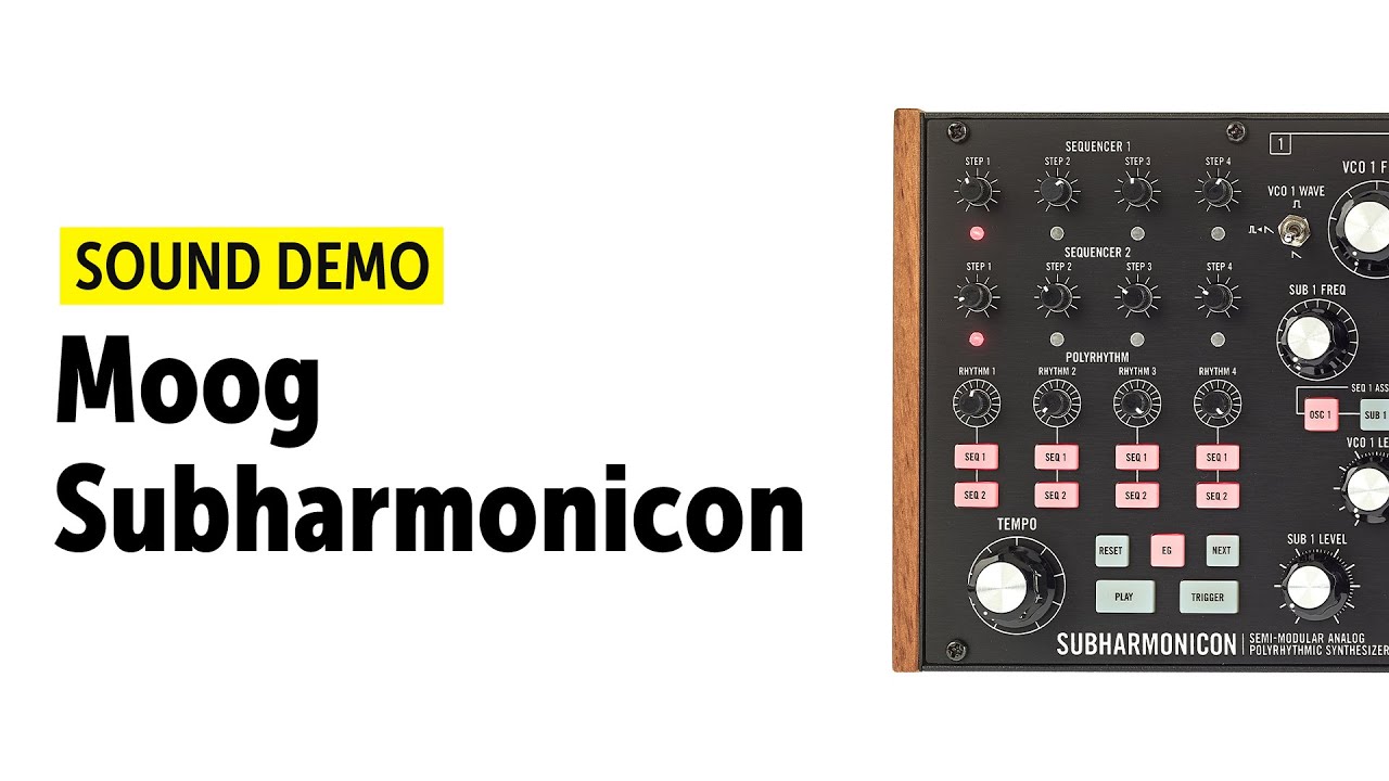 Moog Subharmonicon Sound Demo (no talking)