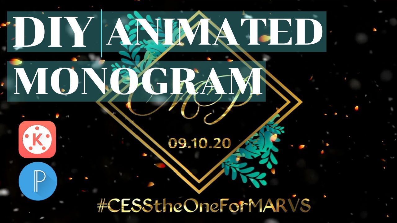 DIY Animated Monogram Part 1 (Step by Step tutorial)