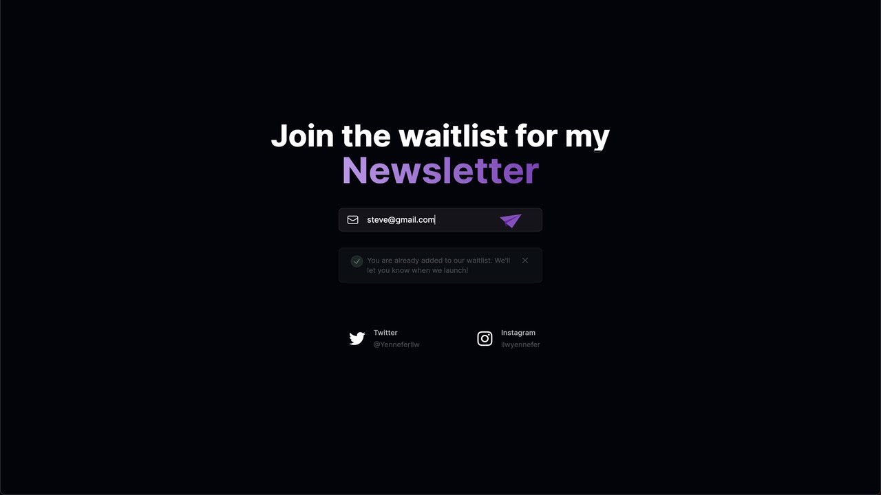 Build and Deploy a Full Stack Newsletter Subscription Page with NextJS 13