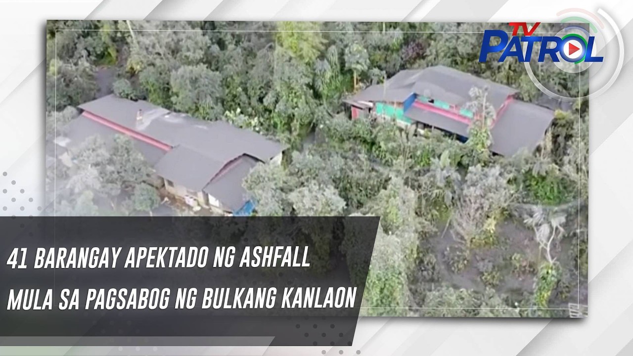 41 barangay apektado ng ashfall mula sa pagsabog ng Bulkang Kanlaon | TV Patrol