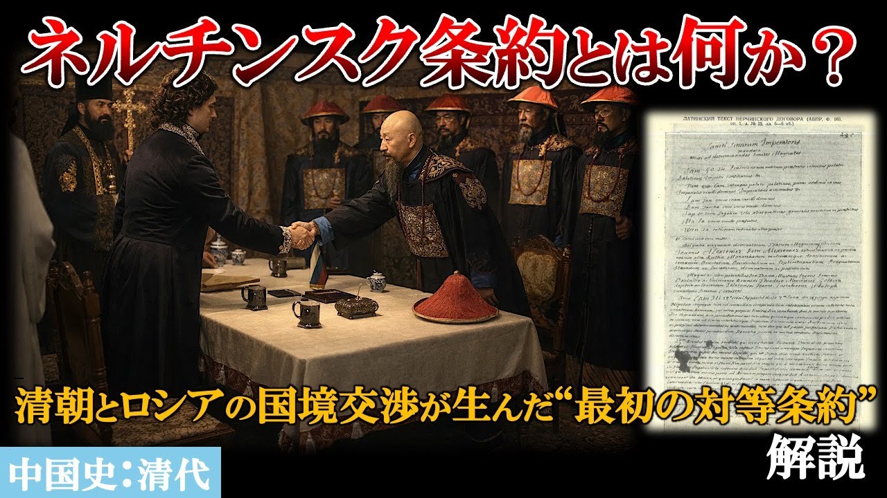 【ネルチンスク条約とは何か？】清朝とロシアの国境交渉が生んだ“最初の対等条約”【中国史：清代】