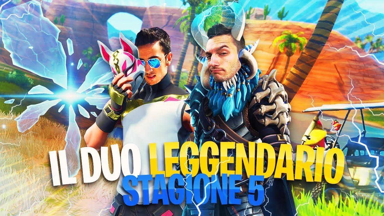 IL DUO LEGGENDARIO nel DESERTO! | FORTNITE - STAGIONE 5 w/Delux