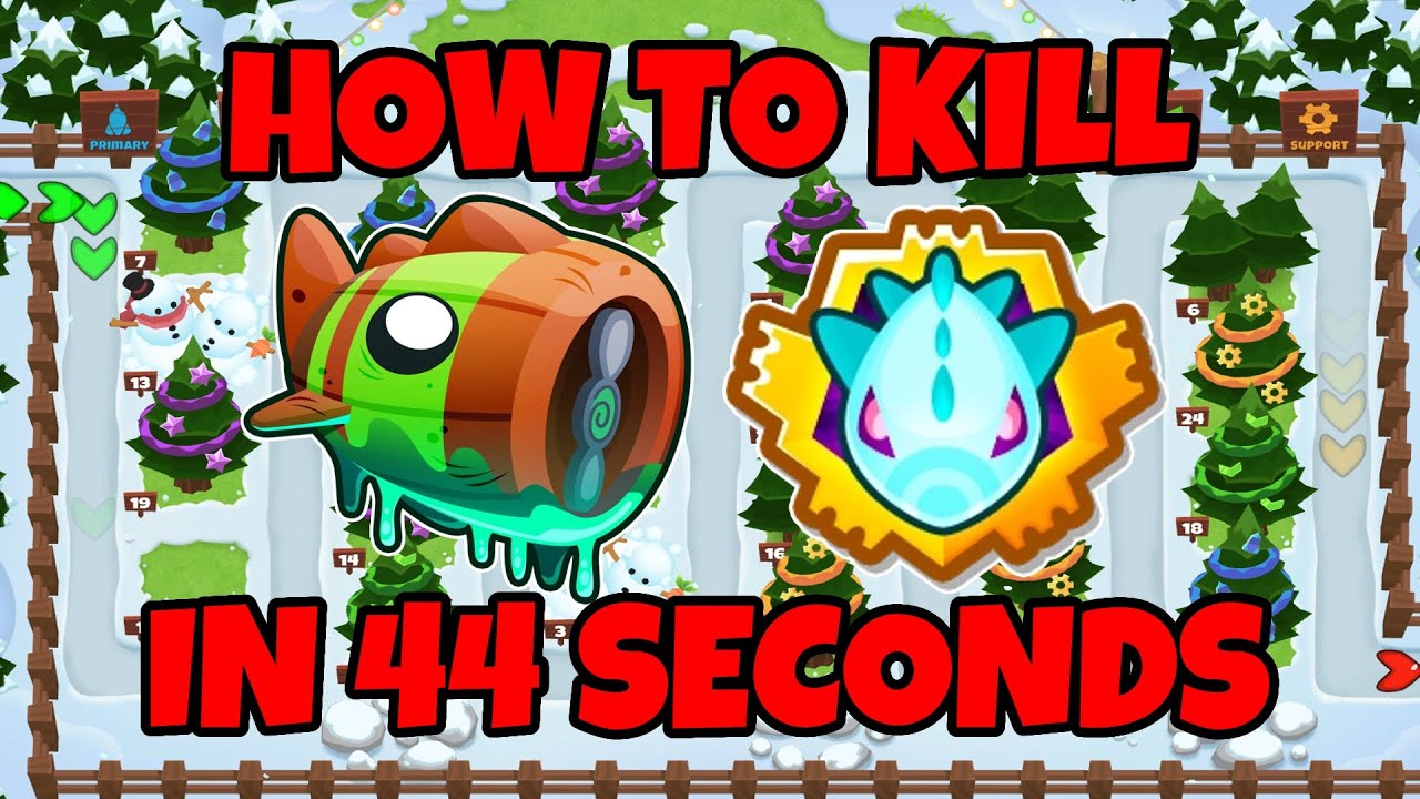How To Kill BLOONARIUS in 44 Seconds! || Ranked Top 50 || One Two Tree (BTD6)