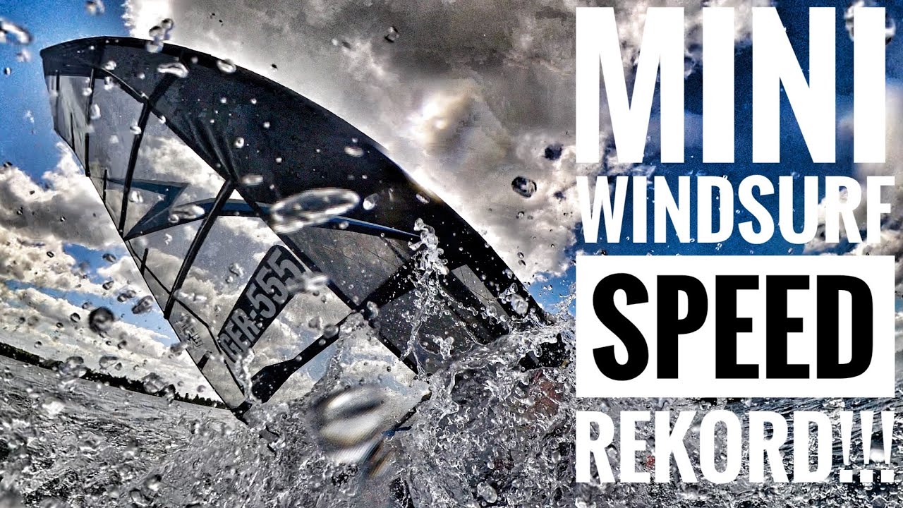 Mein mini Speedrekord beim Windsurfen