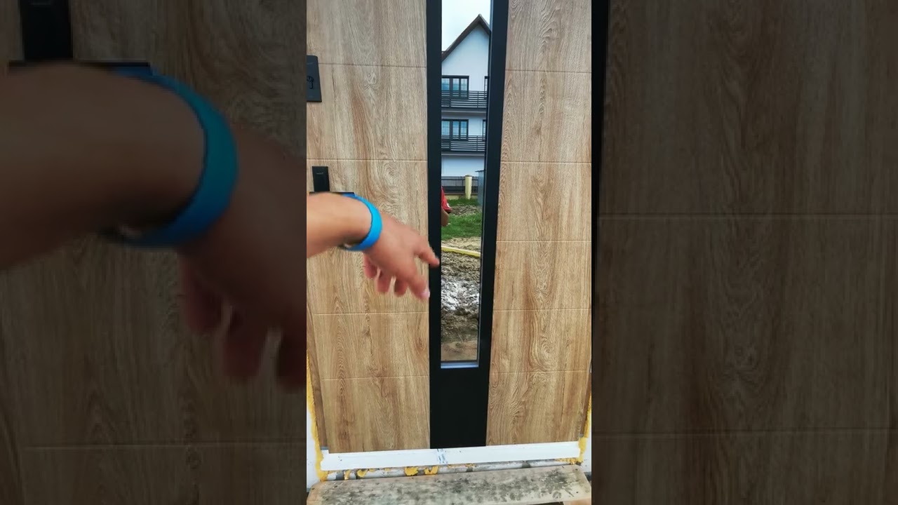 Drzwi wejściowe WIKĘD Woodec Turner Oak. Baranki Budują😆