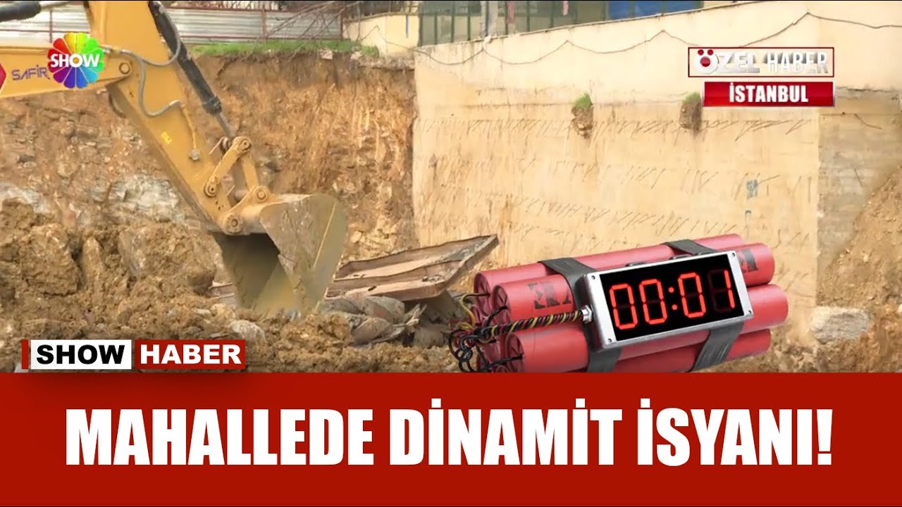 Dinamit patladı, ortalık karıştı!
