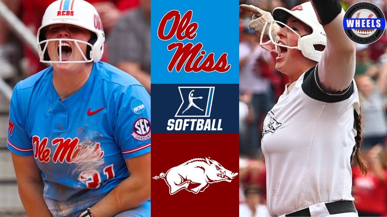Ole Miss vs #4 Arkansas | Winner To WCWS | 2025 College Softball Highlights