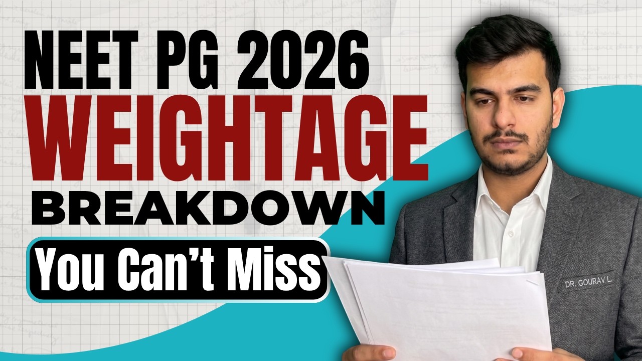 NEET PG Subject wise weightage and brekdown | Must watch  #neetpg #neetpg2026 #aiims