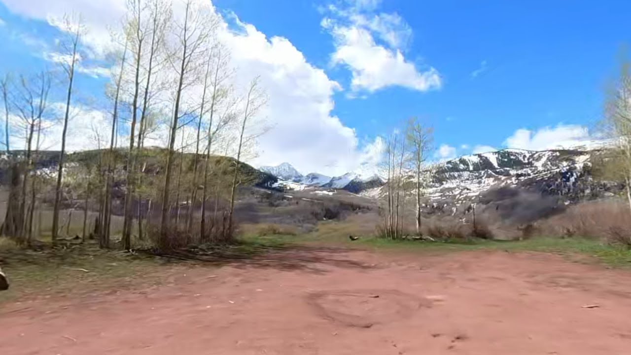 Driving from Capitol Peak TH, near Snowmass, CO with 360 camera video!