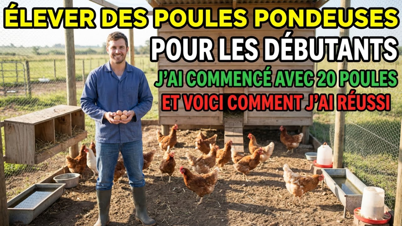 Élever des poules pondeuses pour les débutants _ comment j’ai commencé avec 20 poules et comment