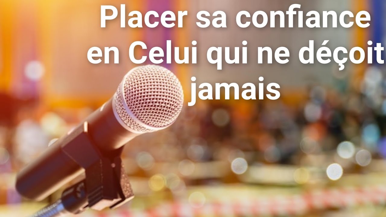 S'en remettre à Celui qui ne dort ni ne meurt
