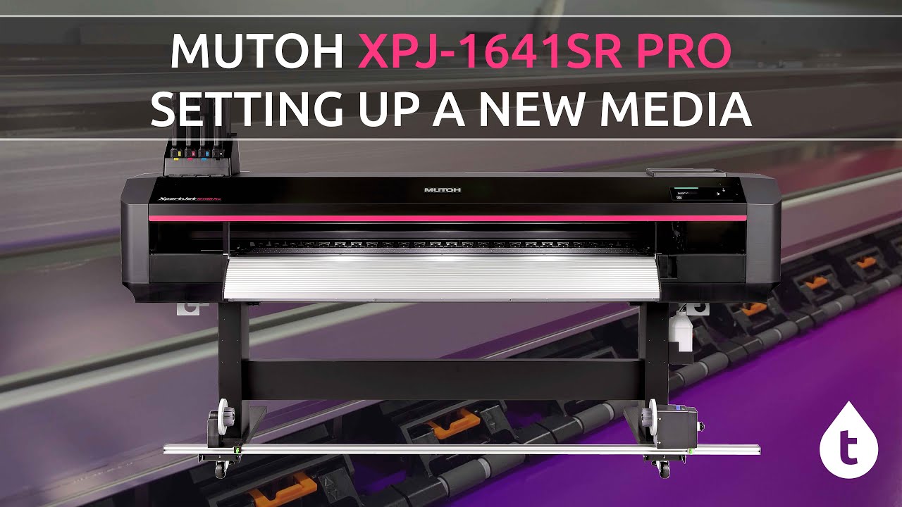 XPJ-1641SR PRO - SETTING UP A NEW MEDIA