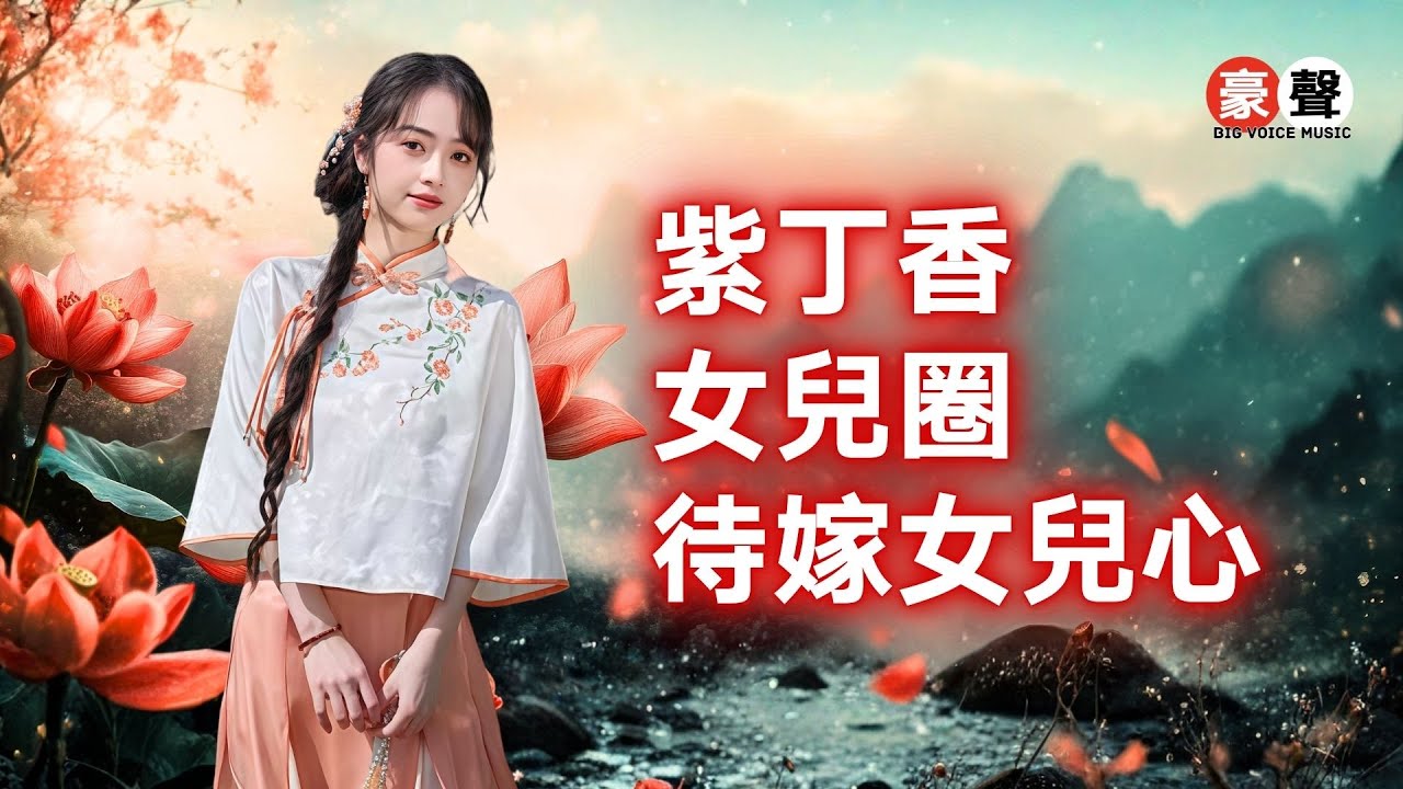 【經典老歌】紫丁香｜女兒圈｜待嫁女兒心｜Mandarin Oldies (歌詞版)