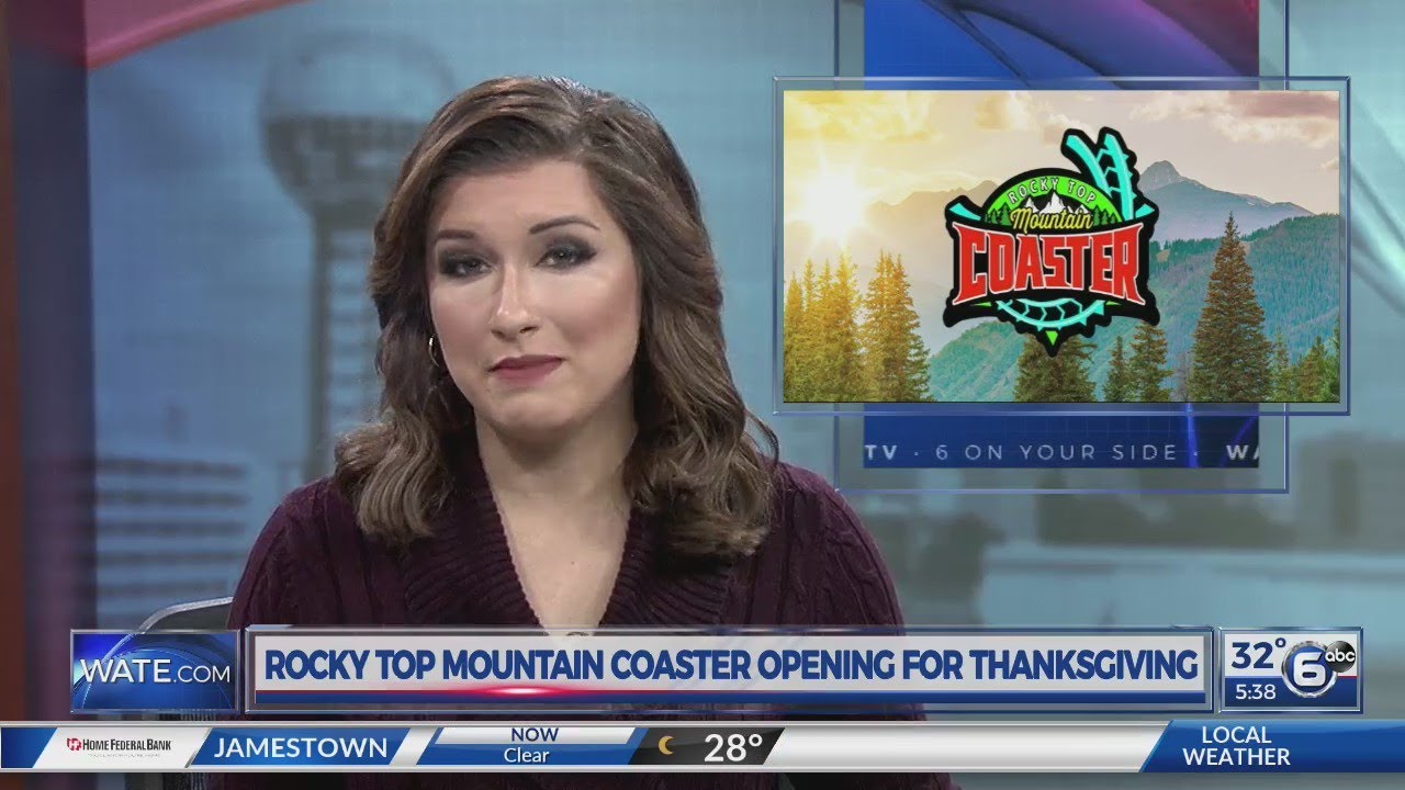 Rocky Top Mountain Coaster opening for Thanksgiving