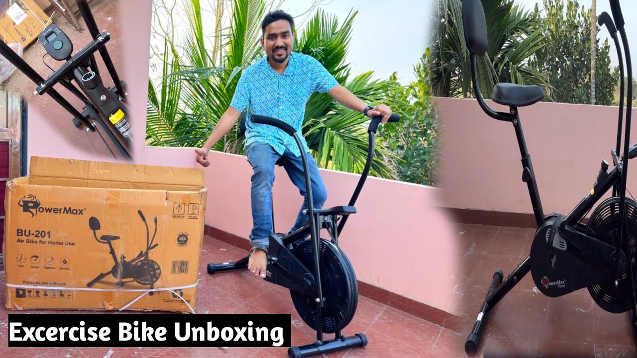 Best Exercise Bike Under 6000 🔥 PowerMax Fitness BU-201 Dual Action Air Bike/Exercise Bike/ Cycle