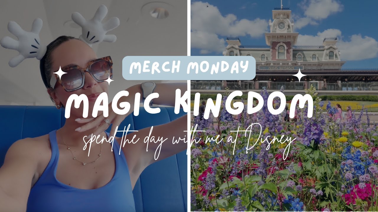 Видеоблог о шопинге в парках Диснея | Merch Monday — Проведите день со мной в Magic Kingdom 💙✨