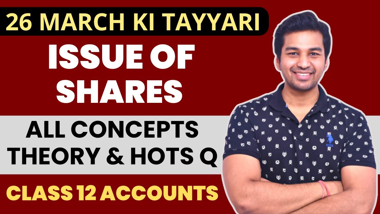 Dhamakedaar Revision 🔥 Issue of Shares (From TS Grewal) Class 12 Accounts