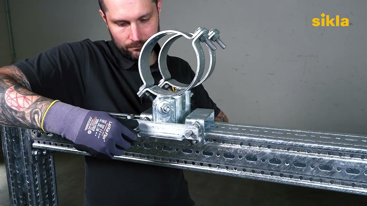 Sikla   Rohrlager   Festpunkt auf siFramo