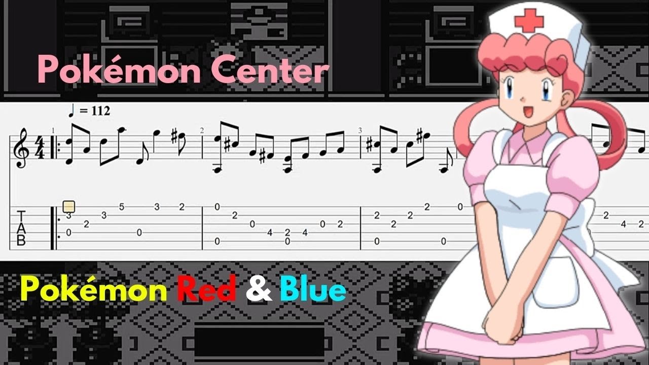 Pokémon Red & Blue - Pokémon Center | Acoustic Guitar Tab