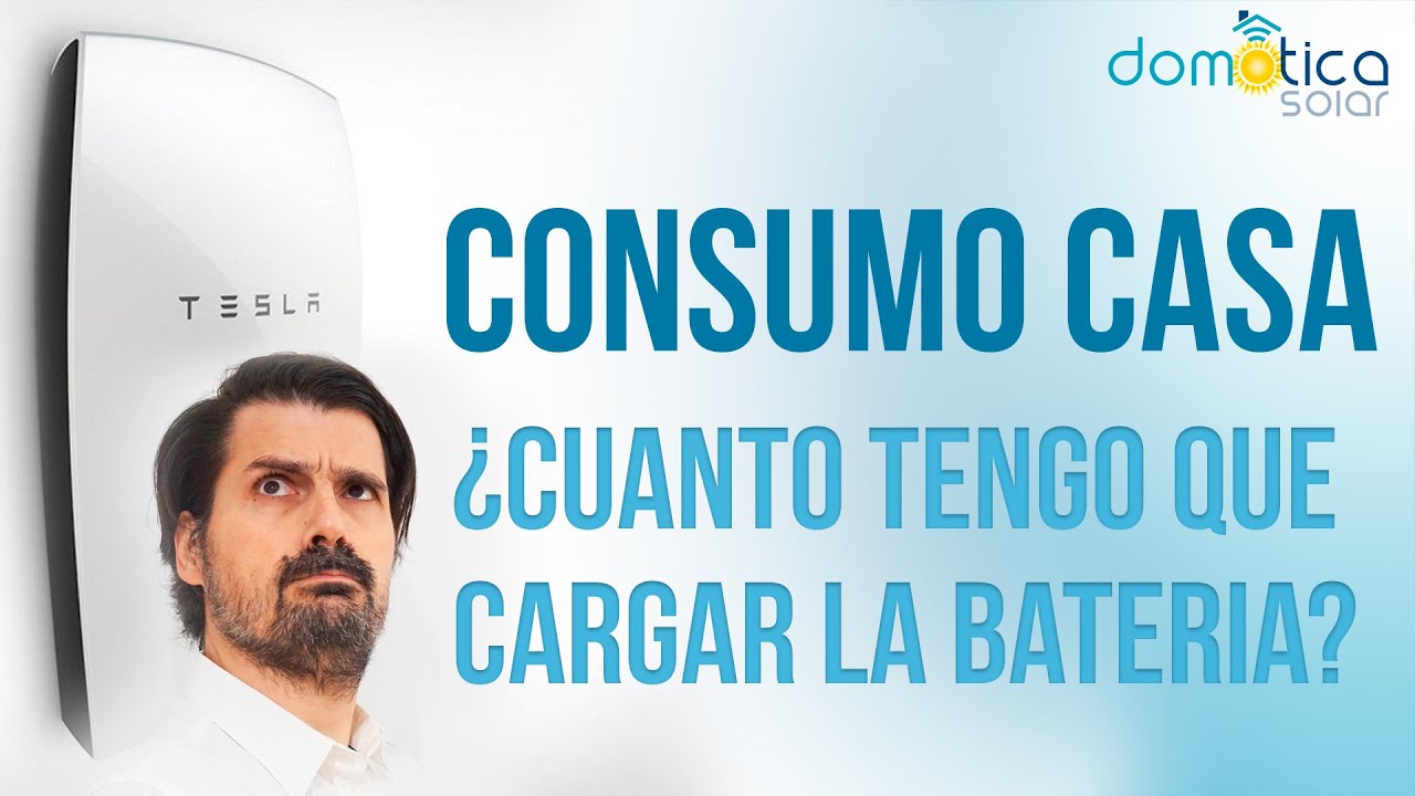 Calcula cuánto debes cargar la batería por la noche. Calcula que consumes la última semana