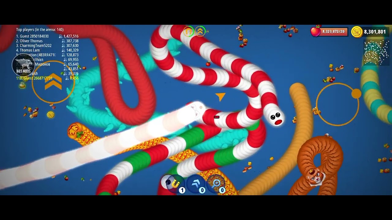 Worms zone gaming super gamer killer gamer 390 😎🐍 ep # Full video 