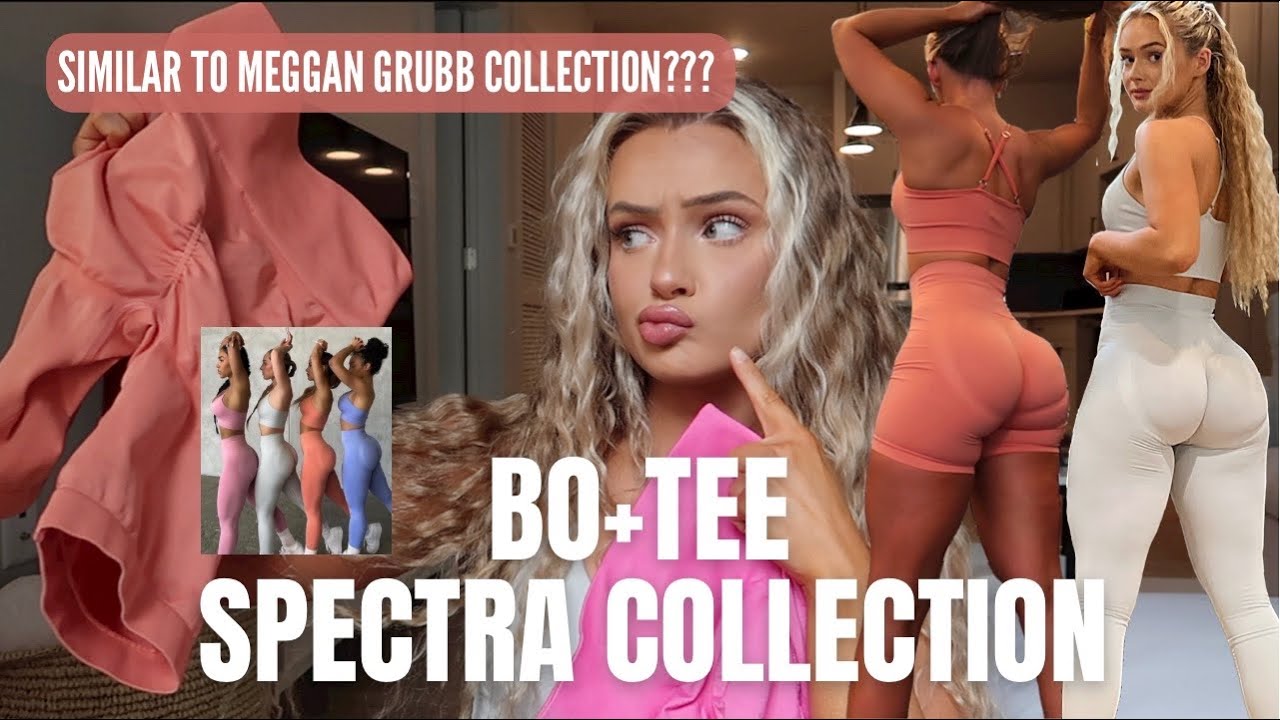 BO+TEE SPECTRA COLLECTION ACTIVEWEAR TRY ON HAUL & REVIEW | best Scrunch leggings for the booty?