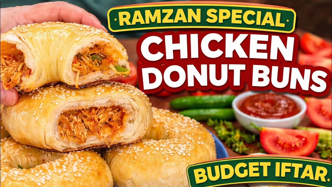 Roz Iftar Mein Samosay? Try Karein Budget Chicken Donut Buns | Ramzan Special | Ramzan Mubarak ❤