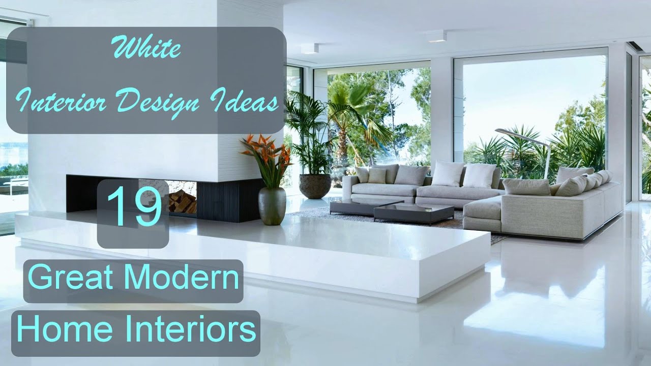 White Interior Design Ideas | Great Modern Home Interiors #19
