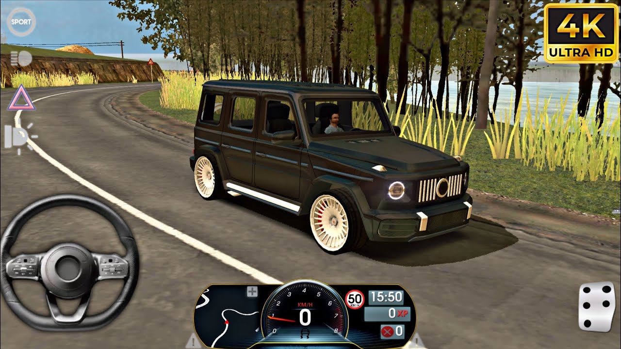 Driving School Simulator 3D | Mercedes G Wagon G63 AMG Black Car Driving Ultra Graphics Gameplay 