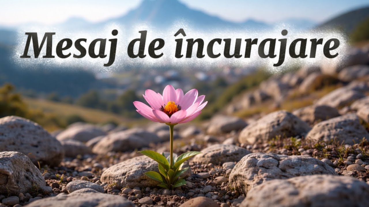 Mesaj de încurajare