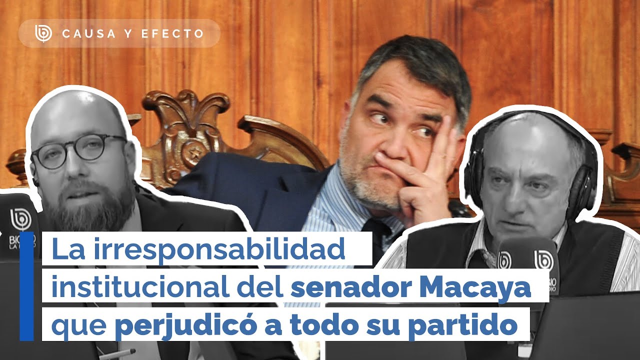 La irresponsabilidad institucional del senador Macaya que perjudicó a todo su partido