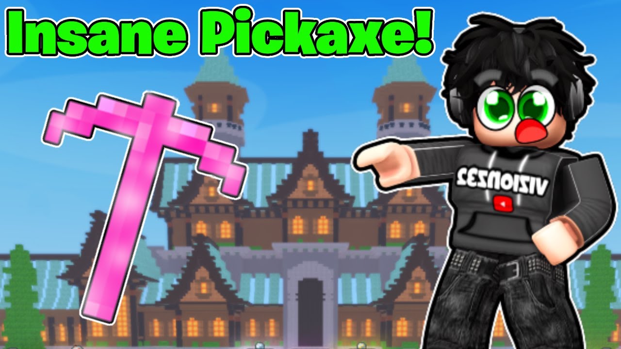I Became VERY OP & Got an INSANE Pickaxe in Pixel Prisons! | (Roblox)