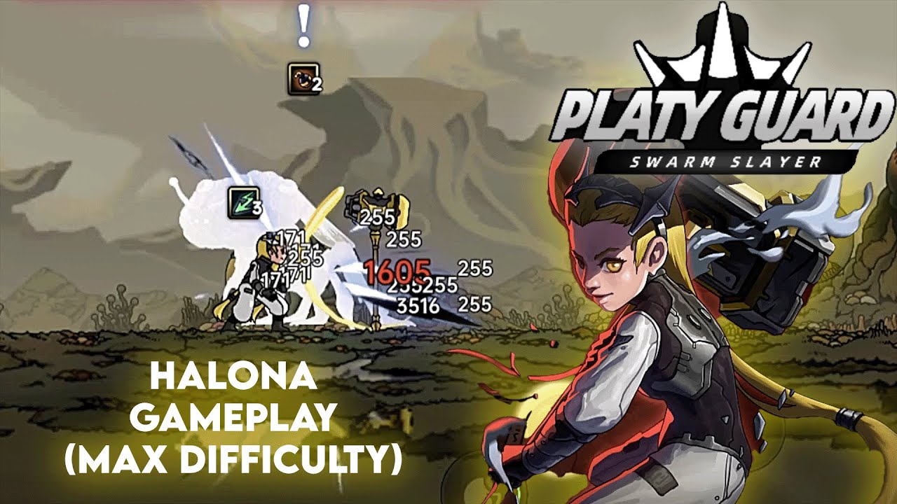Halona Gameplay VERSUS Max Difficulty! - PlatyGuard Swarm Slayer 1.0.2