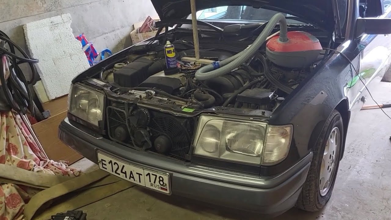 Делаем ТО на Мерседес w124 перед началом эксплуатации