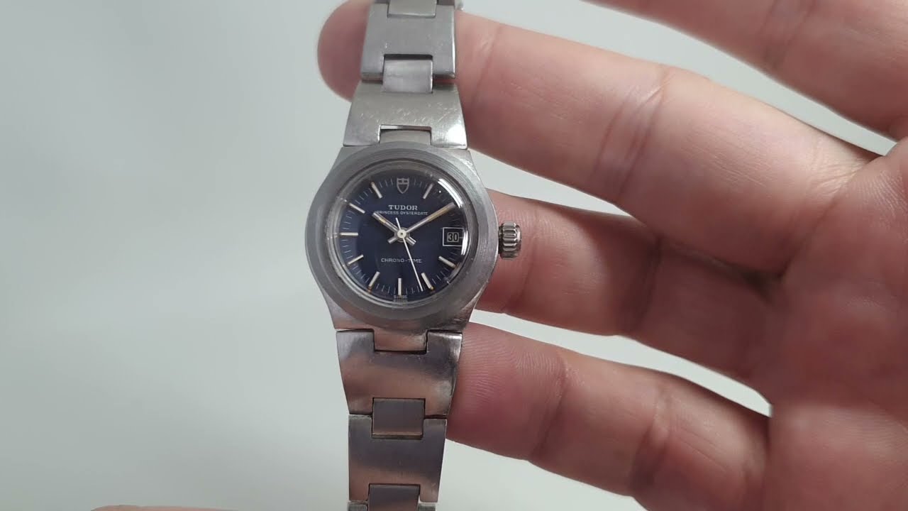 1974 Ladies Tudor Oysterdate Princess chrono-time vintage watch.  Model reference 9321-0
