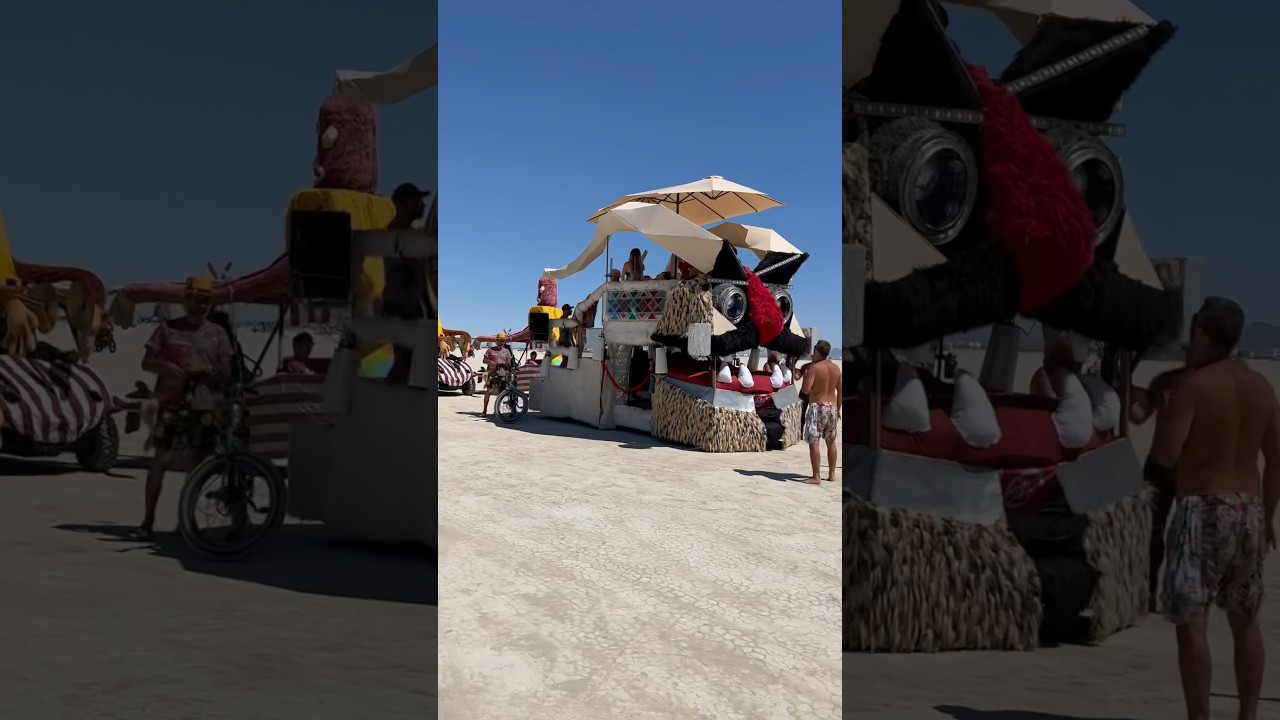 Mutant Vehicle Lineup Burning Man 2023 Begins. 