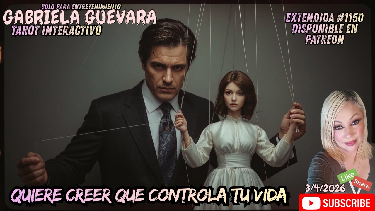 Quiere creer que controla tu vida #tarot EXTENDIDA #1150
