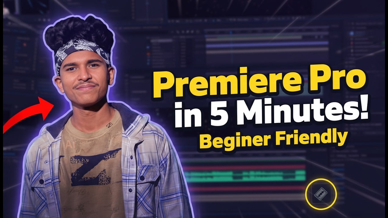 Premiere Pro Basics for Beginners | Project Setup, Import & Basic Editing (Bangla)