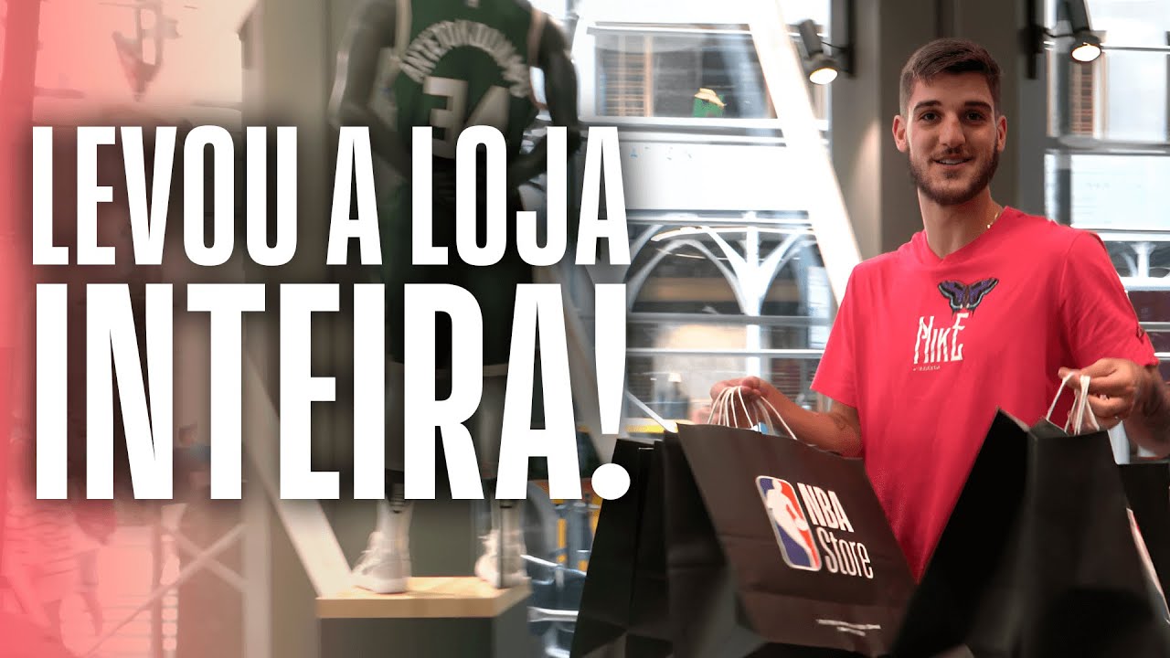 A loja da NBA em Nova York &eacute; SEM IGUAL - Caio Reage (Vlog)