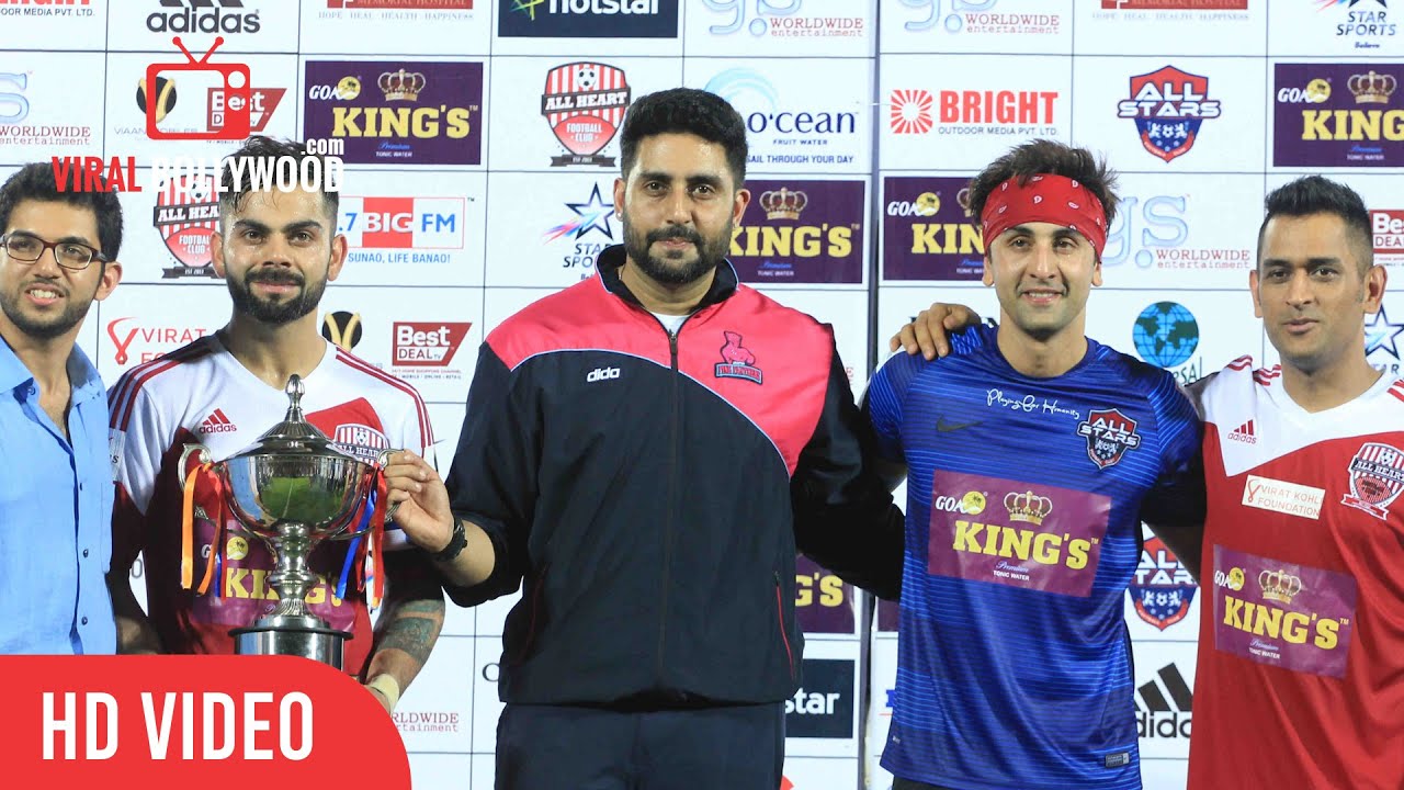 UNCUT - Virat Kohli, MS Dhoni, Ranbir | Celebrity Clasico | All Heart Vs All Star Football Club
