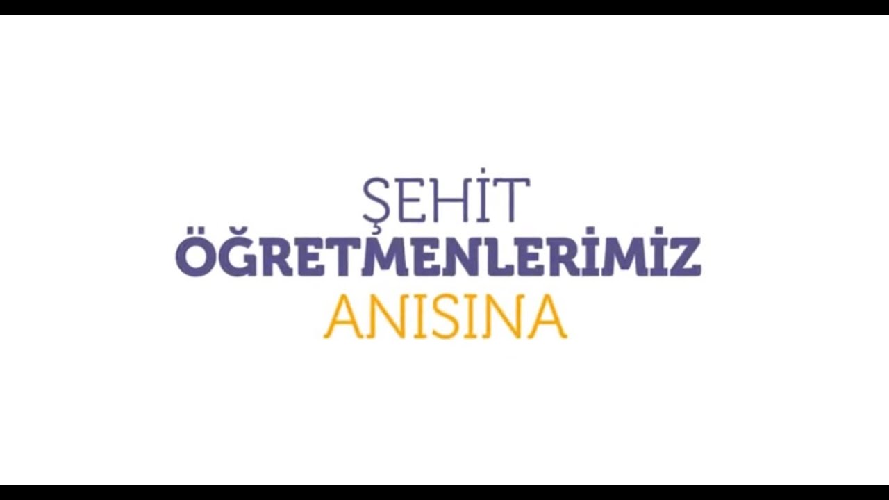 Şehit Öğretmenlerimiz Anısına
