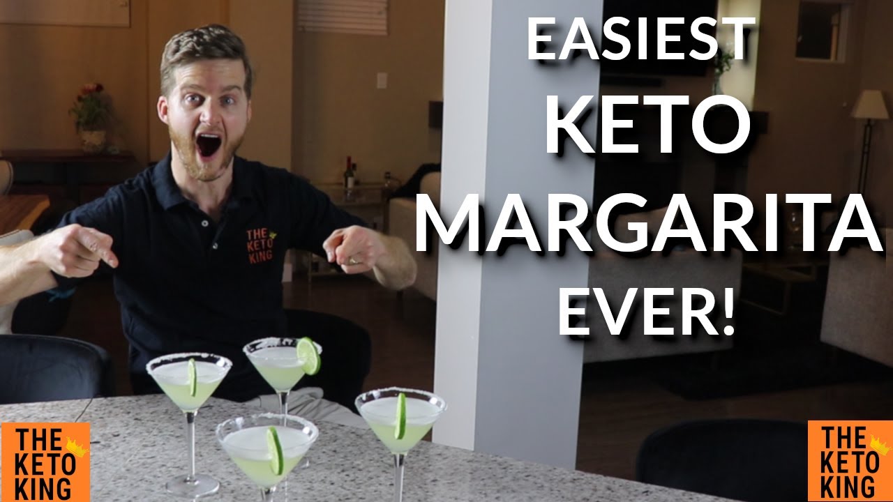 The easy KETO MARGARITA anyone can make! Easy Keto Cocktail!
